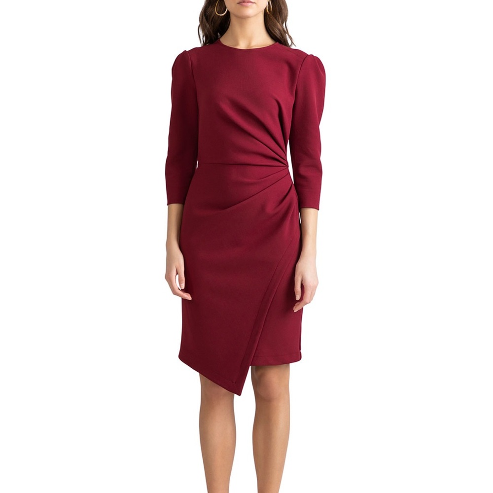 Shoshanna Elegant Burgundy Dress